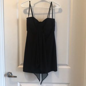 BCBG Strapless black cocktail dress